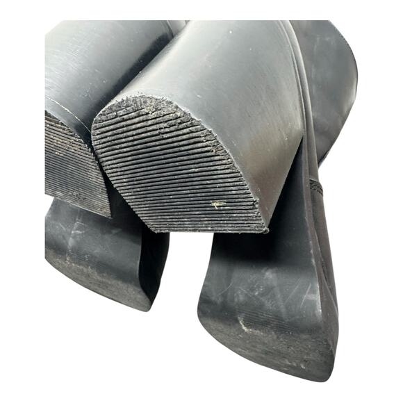 ASOS Black Ankle Bootie 10 Block Heel Boot Goblin Core Witchcore Whimsigoth - Picture 6 of 13